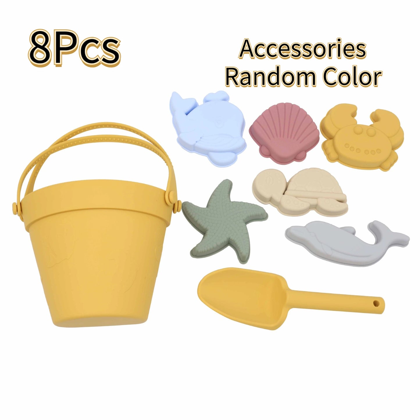 Silicone Beach Toys Set - Kids Sand Molds & Water Play Tools 🏖️