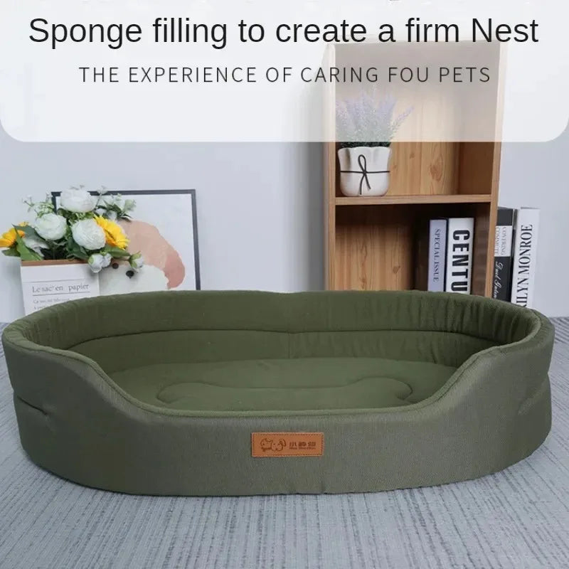 Premium Dog Cushion Pet Bed – Cozy & Fluffy Comfort for Your Pet! 🐾