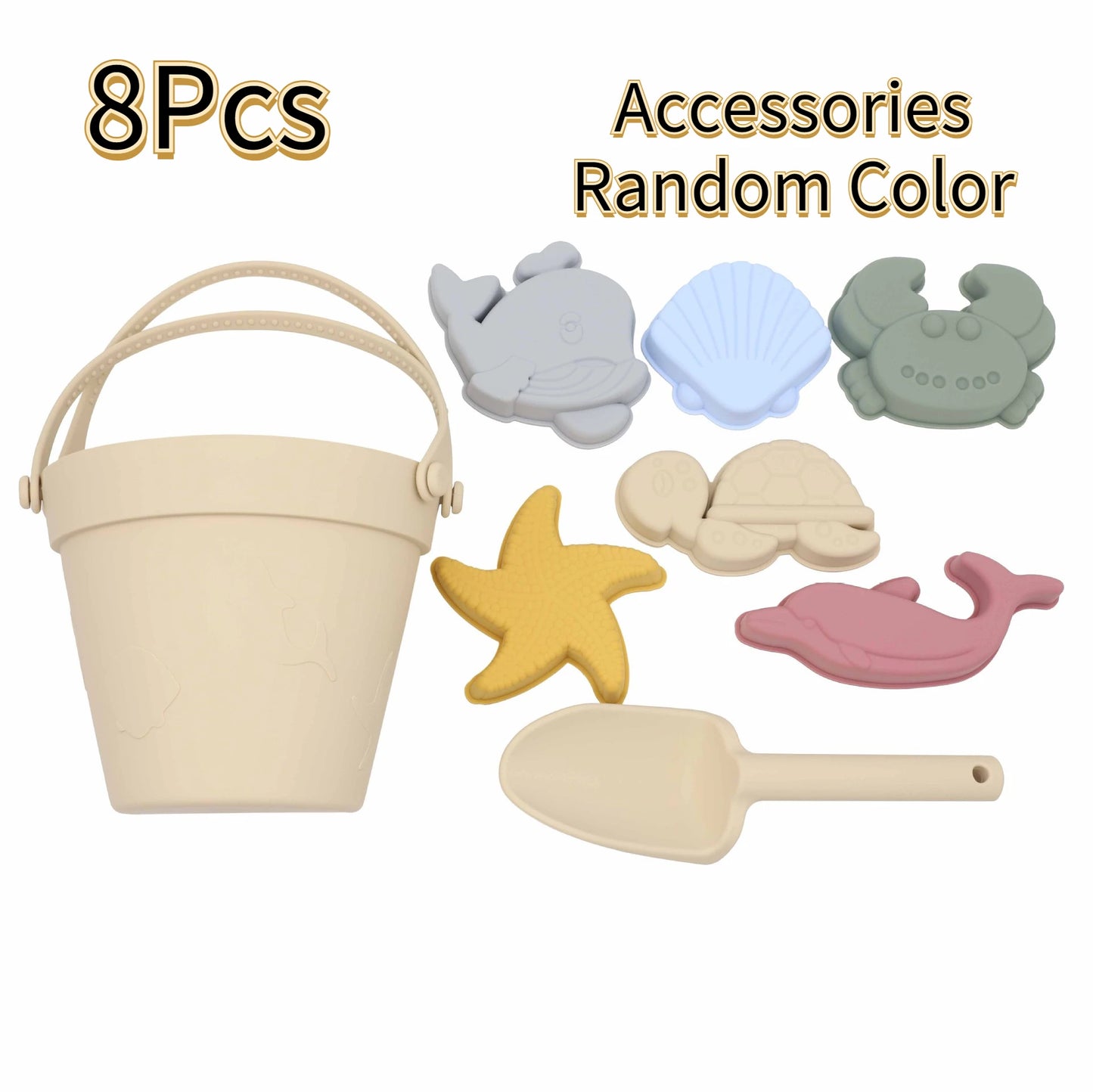 Silicone Beach Toys Set - Kids Sand Molds & Water Play Tools 🏖️